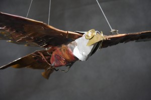 Kite metal sculpture 